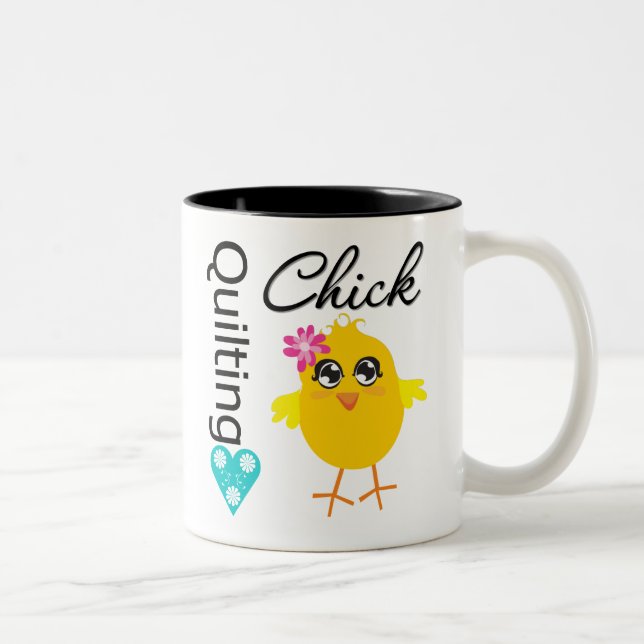 Tasse 2 Couleurs Poussin piquant (Droit)