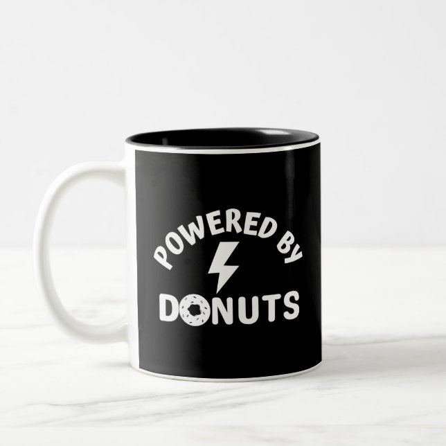 Tasse 2 Couleurs powered by donuts (Gauche)