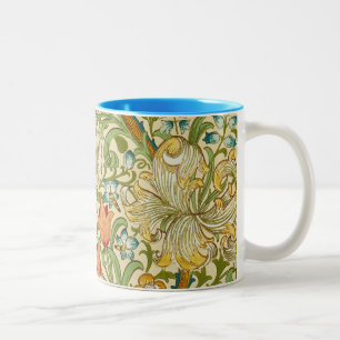 Tasse 2 Couleurs Pré-raphate de William Morris Golden Lily Vintage