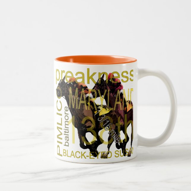 Tasse 2 Couleurs Preakness 138 (Droit)