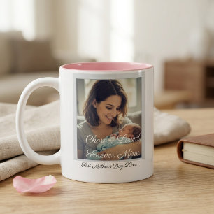 Tasse 2 Couleurs Premier jour de la fête des mères après l'adoption