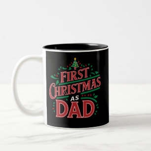 Tasse 2 Couleurs Premier Noël Comme Papa Correspondait Noël