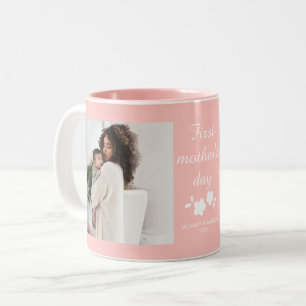 Tasse 2 Couleurs Première conception de la fête des mères florale M