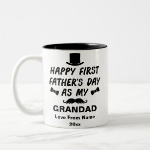 Tasse 2 Couleurs Première fête des pères personnalisée comme ma