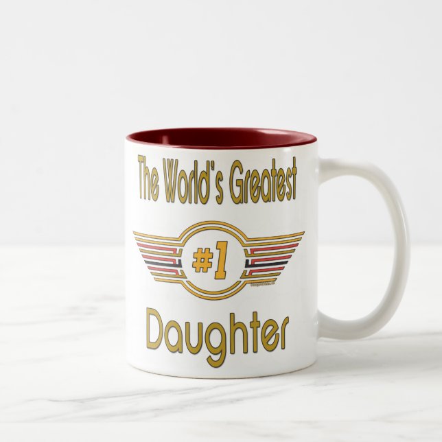 Tasse 2 Couleurs Première fille du monde (Droit)