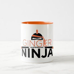 Tasse 2 Couleurs Prenez garde du gingembre Ninja !