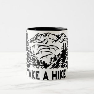 Tasse 2 Couleurs Prenez une citation Hippique paysage montagnard mo
