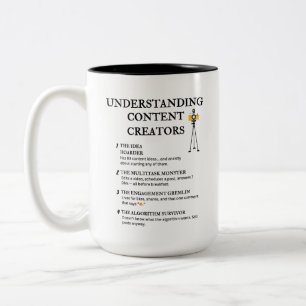 Tasse 2 Couleurs Présentation des créateurs de contenu