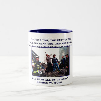 Tasse 2 Couleurs Président Bush, je peux vous entendre, le reste