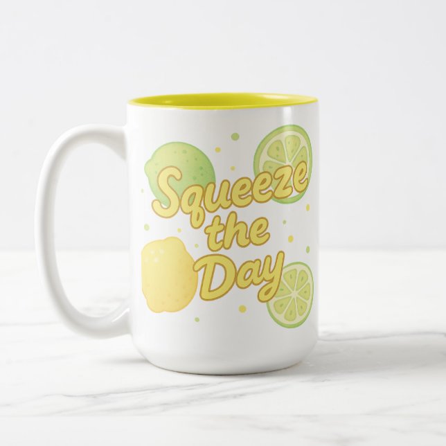 Tasse 2 Couleurs Presser le jour  (Gauche)