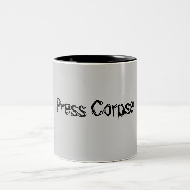 Tasse 2 Couleurs Pressez le cadavre (Centre)