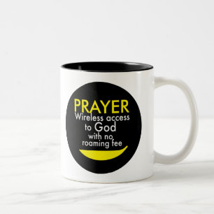 Tasse 2 Couleurs Prière - Accès sans fil à Dieu