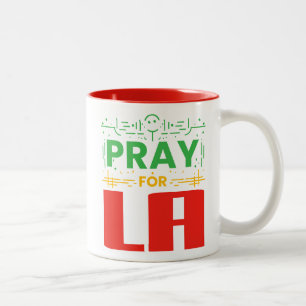 Tasse 2 Couleurs Priez pour LA