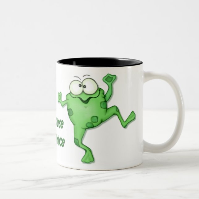 Tasse 2 Couleurs Prince de grenouille (Droit)
