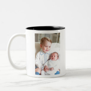 Tasse 2 Couleurs Prince George et Princesse Charlotte