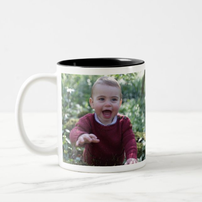 Tasse 2 Couleurs Prince Louis fête son 1er anniversaire (Gauche)