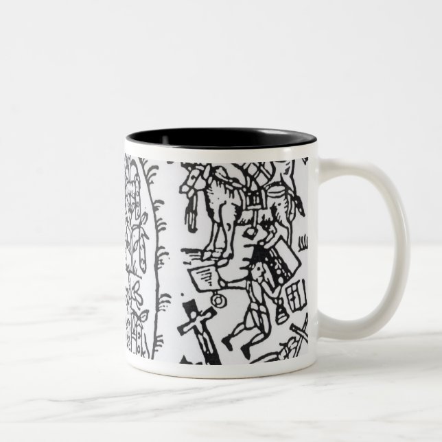 Tasse 2 Couleurs Prince Rupert Hiding dans un haricot (Droit)