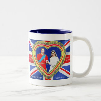 Tasse 2 Couleurs Prince William et mariage royal de Catherine