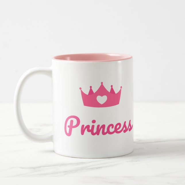 Tasse 2 Couleurs Princesse (Gauche)