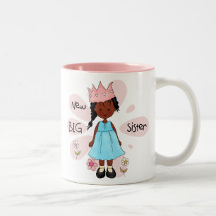 Tasse 2 Couleurs Princesse Big Soeur Africaine Américaine