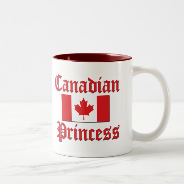 Tasse 2 Couleurs Princesse canadienne (Droit)