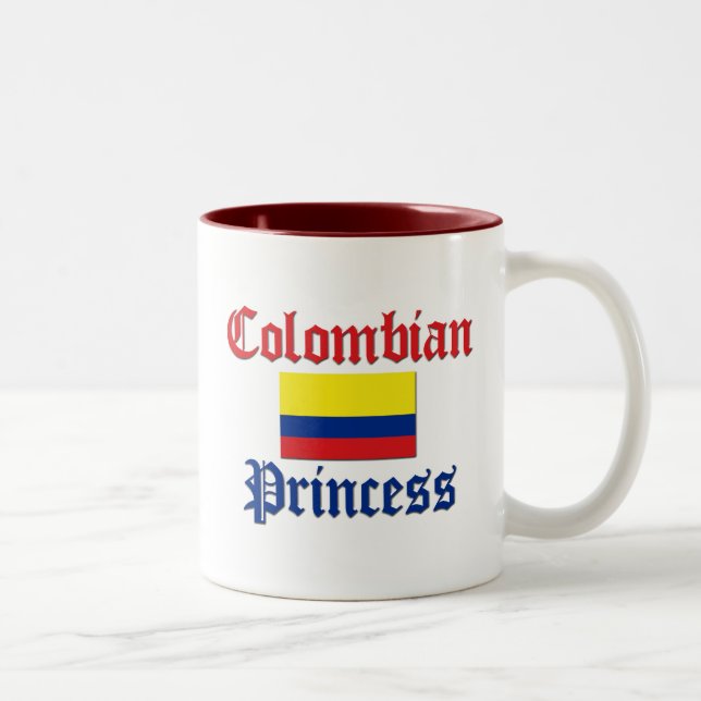 Tasse 2 Couleurs Princesse colombienne (Droit)