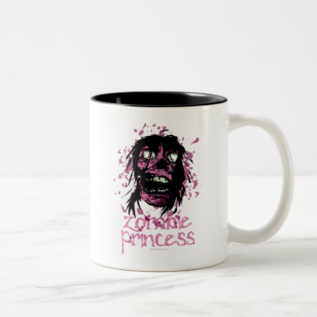 Tasse 2 Couleurs Princesse de zombi (Droit)