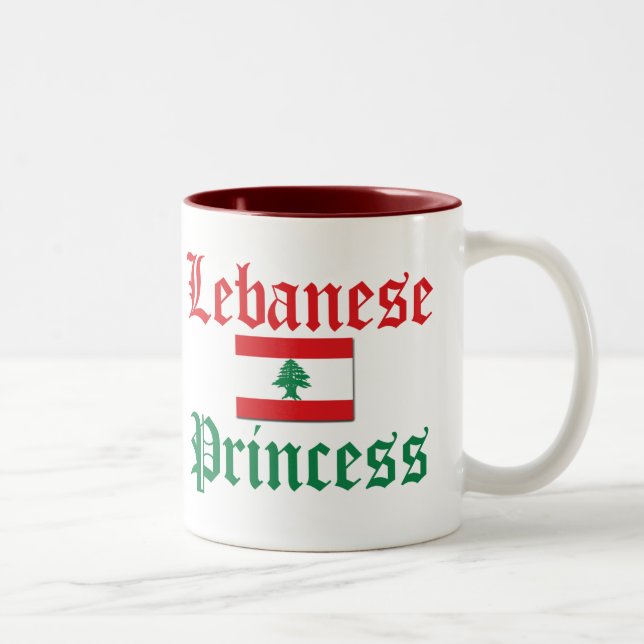 Tasse 2 Couleurs Princesse du Liban (Droit)