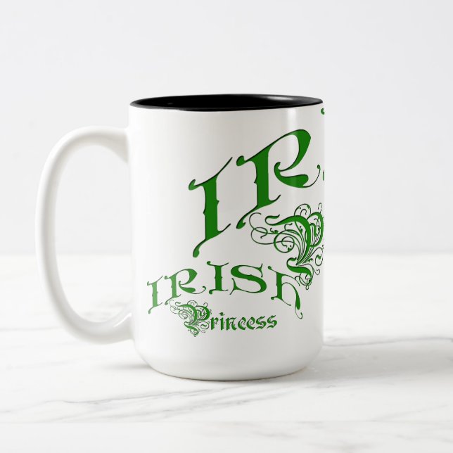 Tasse 2 Couleurs Princesse irlandaise (Gauche)