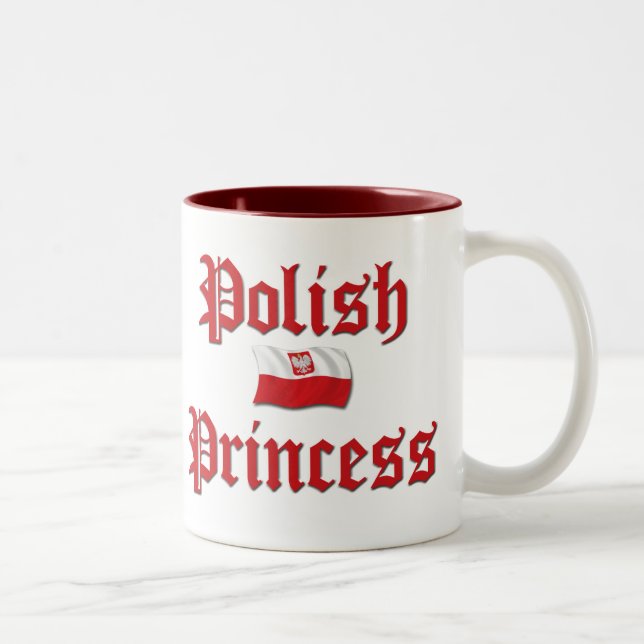 Tasse 2 Couleurs Princesse polonaise (Droit)
