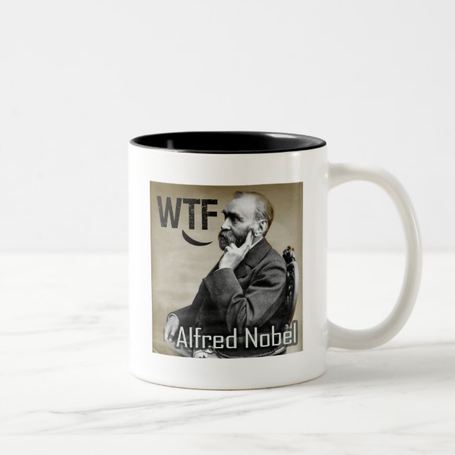 Tasse 2 Couleurs Prix de paix Nobel d'Obama (Droit)