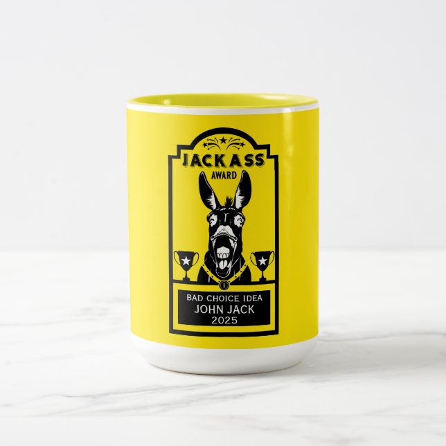 Tasse 2 Couleurs Prix Jackass (Centre)