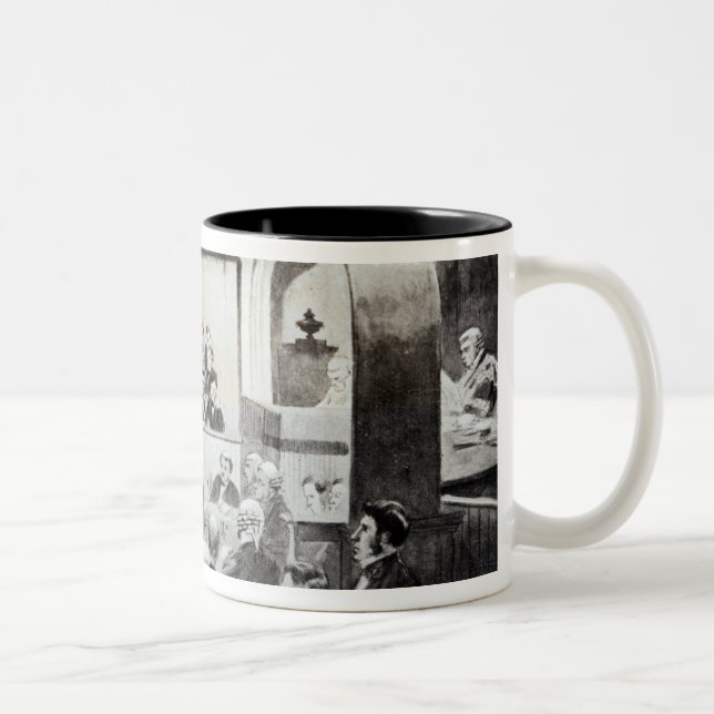 Tasse 2 Couleurs Procès de Madeleine Smith, 1857 (Droit)
