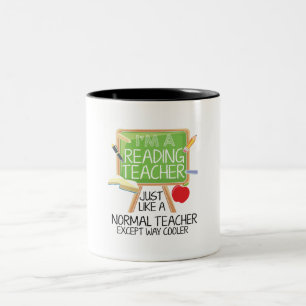 Tasse 2 Couleurs Professeur de lecture