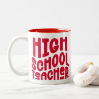 Professeur de Lycée Texte Rouge