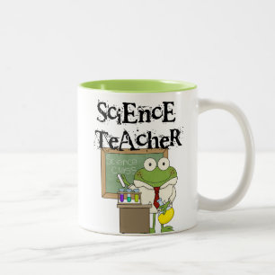Tasse 2 Couleurs Professeur de Sciences de grenouille
