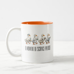 Tasse 2 Couleurs Professeur de sciences personnalisé Un moment de s