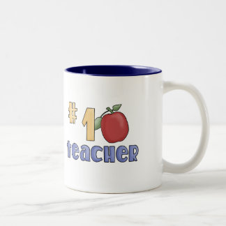 Tasse 2 Couleurs Professeur du numéro un