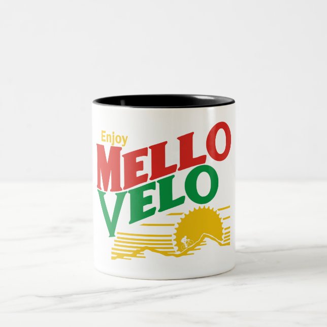 Tasse 2 Couleurs Profitez de Mello Velo (Centre)