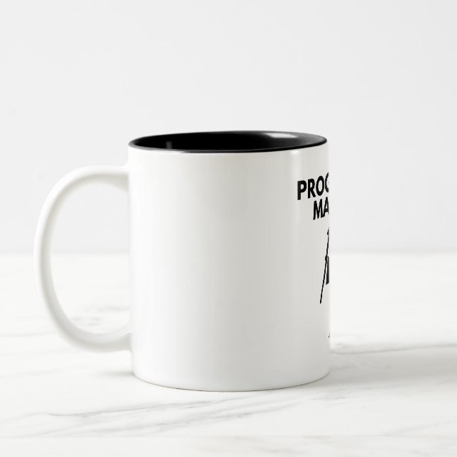 Tasse 2 Couleurs Programmer Magicien pour développeur de logiciels (Gauche)