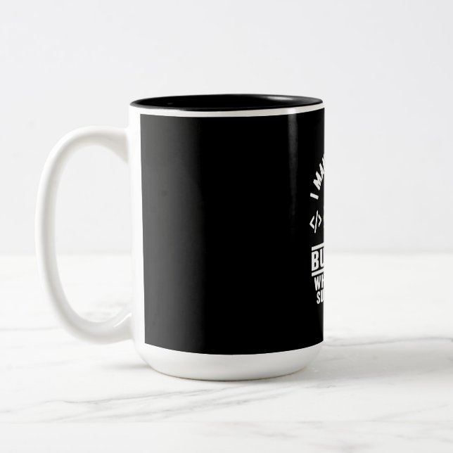 Tasse 2 Couleurs Programmer rendre le logiciel sans bogue (Gauche)