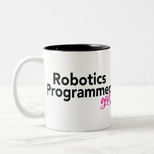 Tasse 2 Couleurs Programmeur robotique fille