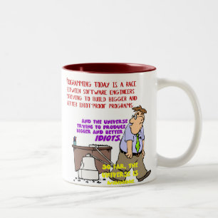 Tasse 2 Couleurs Programmeurs contre l'univers (1)