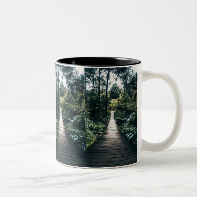 Tasse 2 Couleurs Promenade À Travers La Forêt (Droit)