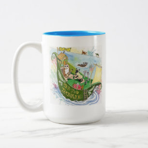 Tasse 2 Couleurs Promenade en bateau