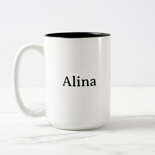 Tasse 2 Couleurs Promotion de la marque 15 oz (Gauche)