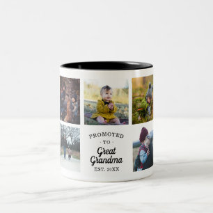 Tasse 2 Couleurs Promu à Grand Grand-mère établi