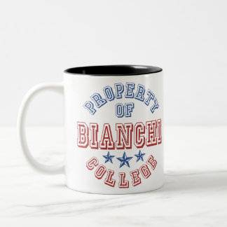 Tasse 2 Couleurs Propriété de l'université Bianchi