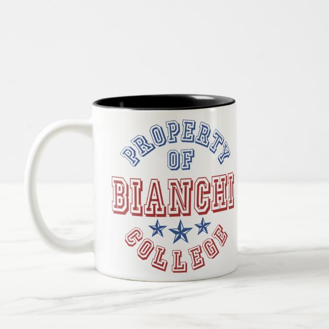 Tasse 2 Couleurs Propriété de l'université Bianchi (Gauche)