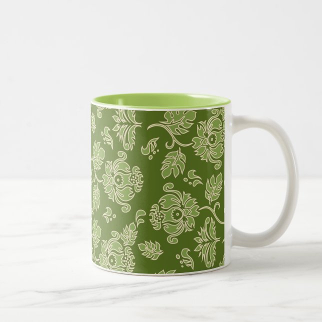 Tasse 2 Couleurs Protea Florale Tropicale Kamaole Hawaïenne (Droit)